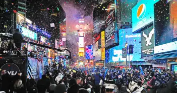 Fêter le nouvel an 2016 sur Times Square