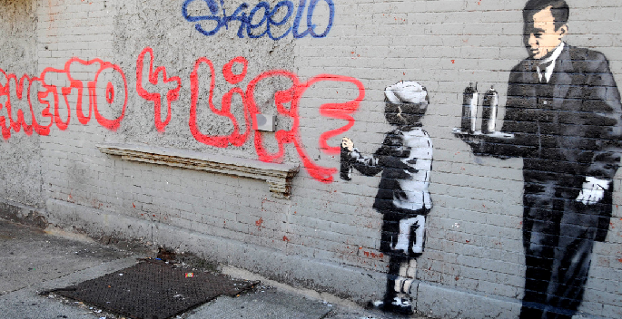 Banksy Contre la police de New York