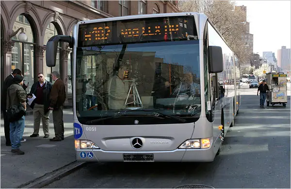 Prendre le bus a New York