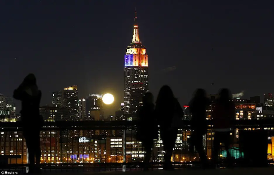 Quels est la signification des couleurs de l'Empire State Building de New York ?