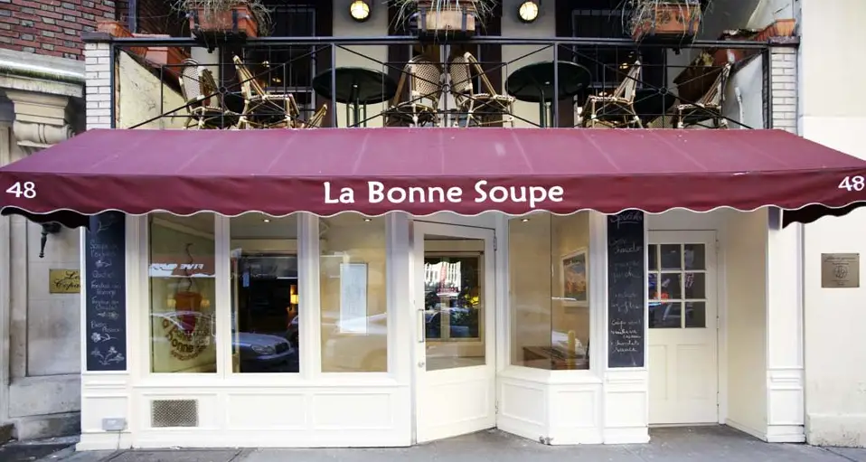 Le Bistrot français " La bonne soupe " à New York