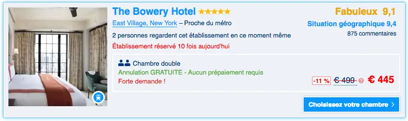 bowery hotel