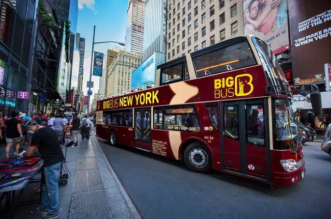 bus touristique new york
