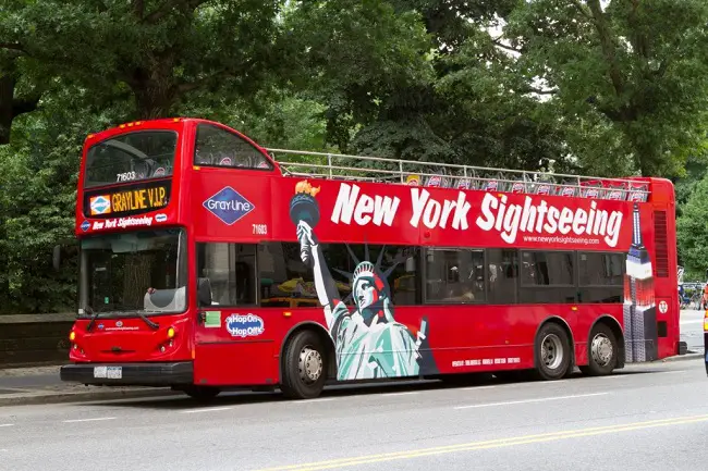 bus touristique new york