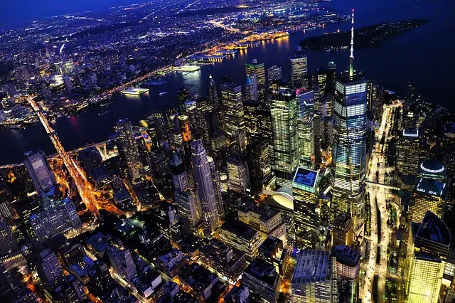 vue panoramique sur New York