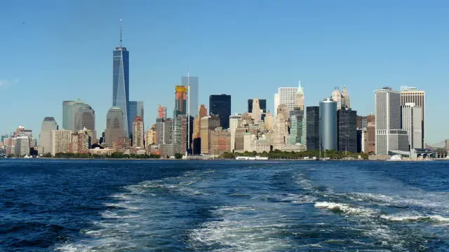 vue de la skyline à NY